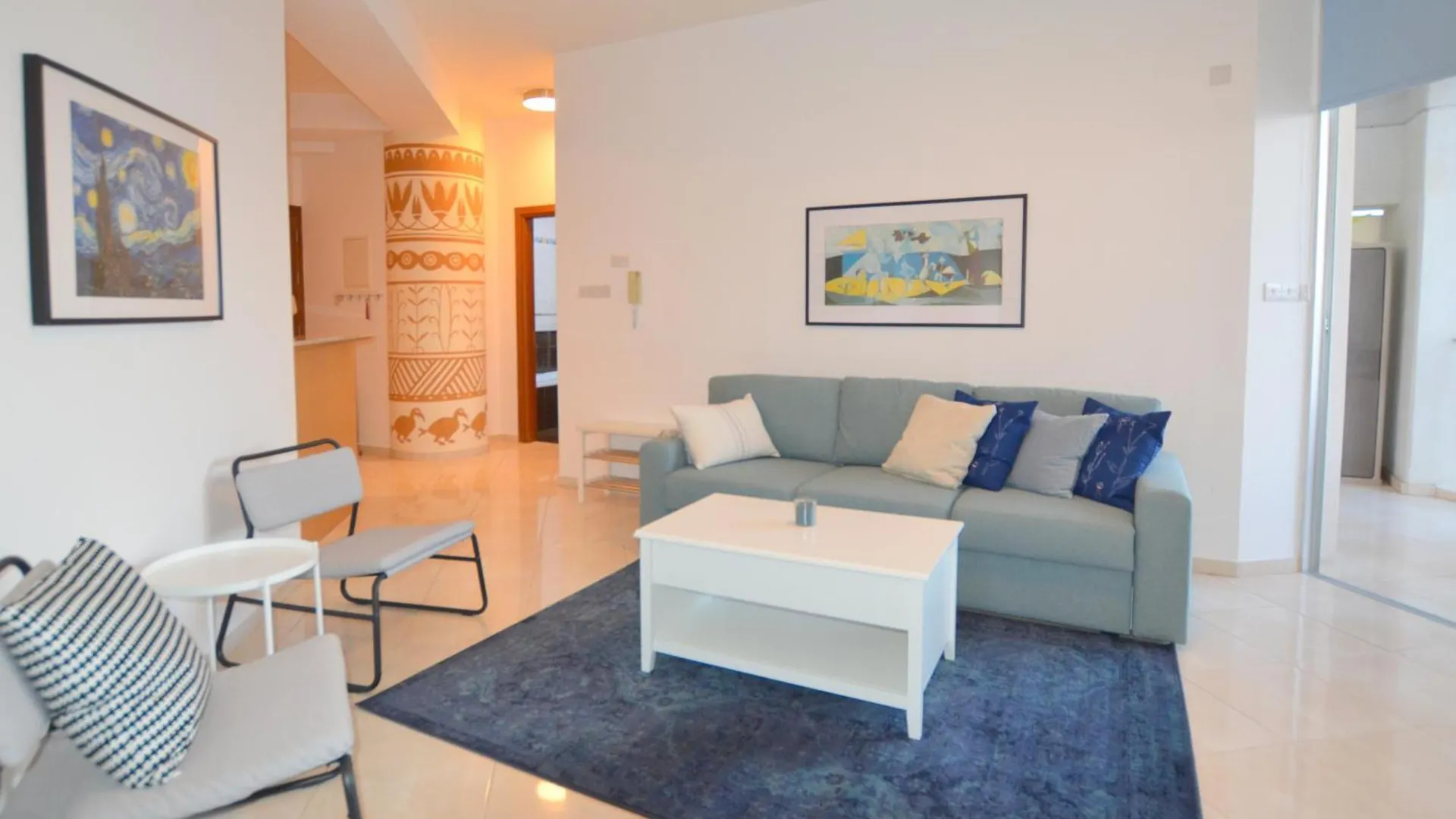 Awesome Sea & Marina View City Center 1 Bdr Flat Lárnaka Apartman