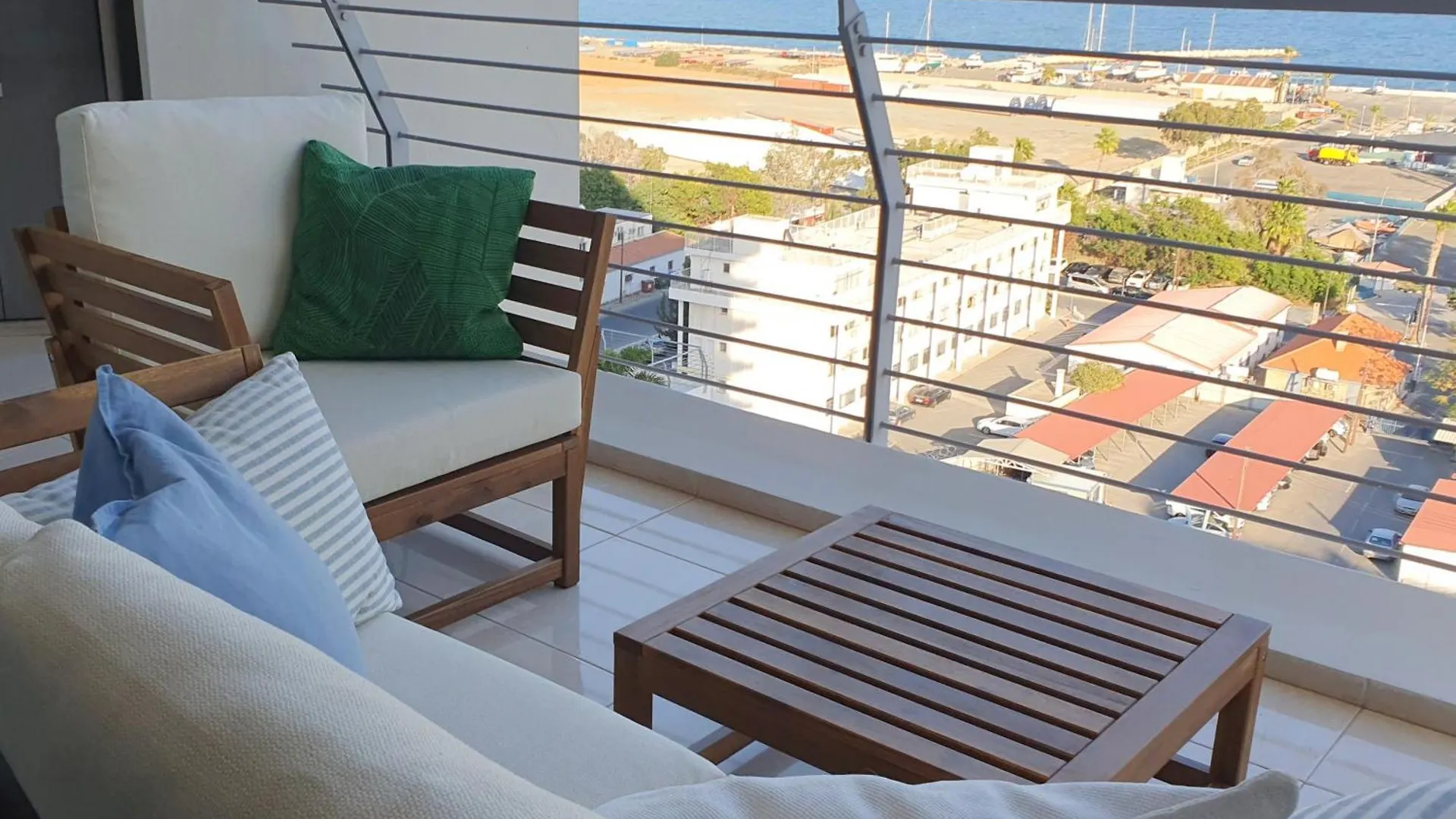 Awesome Sea & Marina View City Center 1 Bdr Flat Larnaca Cyprus