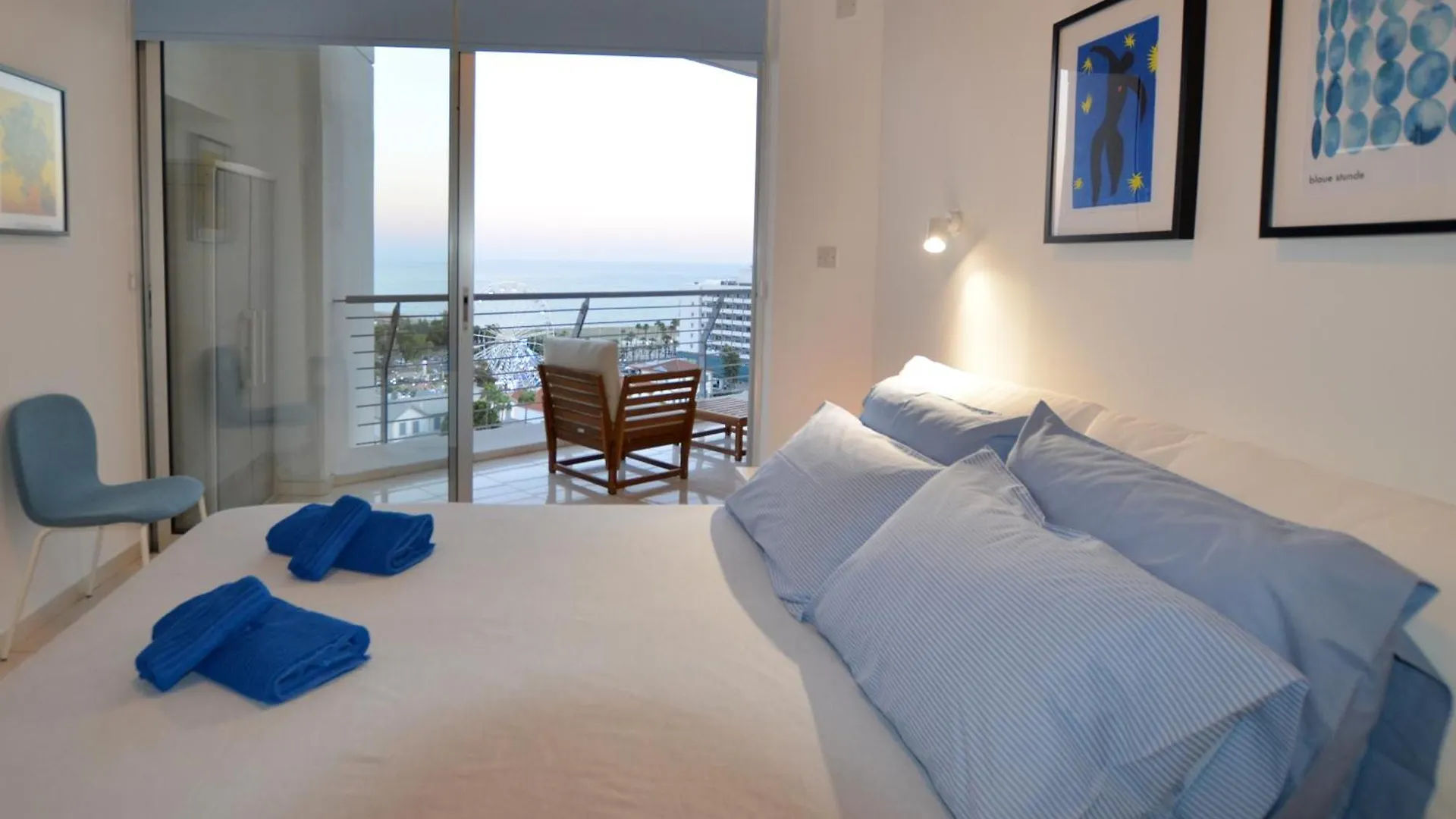 Awesome Sea & Marina View City Center 1 Bdr Flat Larnaca