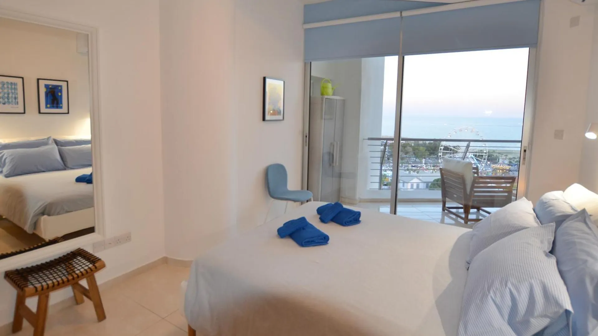 Awesome Sea & Marina View City Center 1 Bdr Flat Larnaca